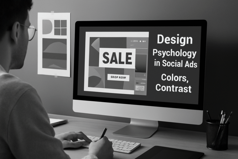 Design Psychology in Social Ads: Colors, Contrast, and Conversion